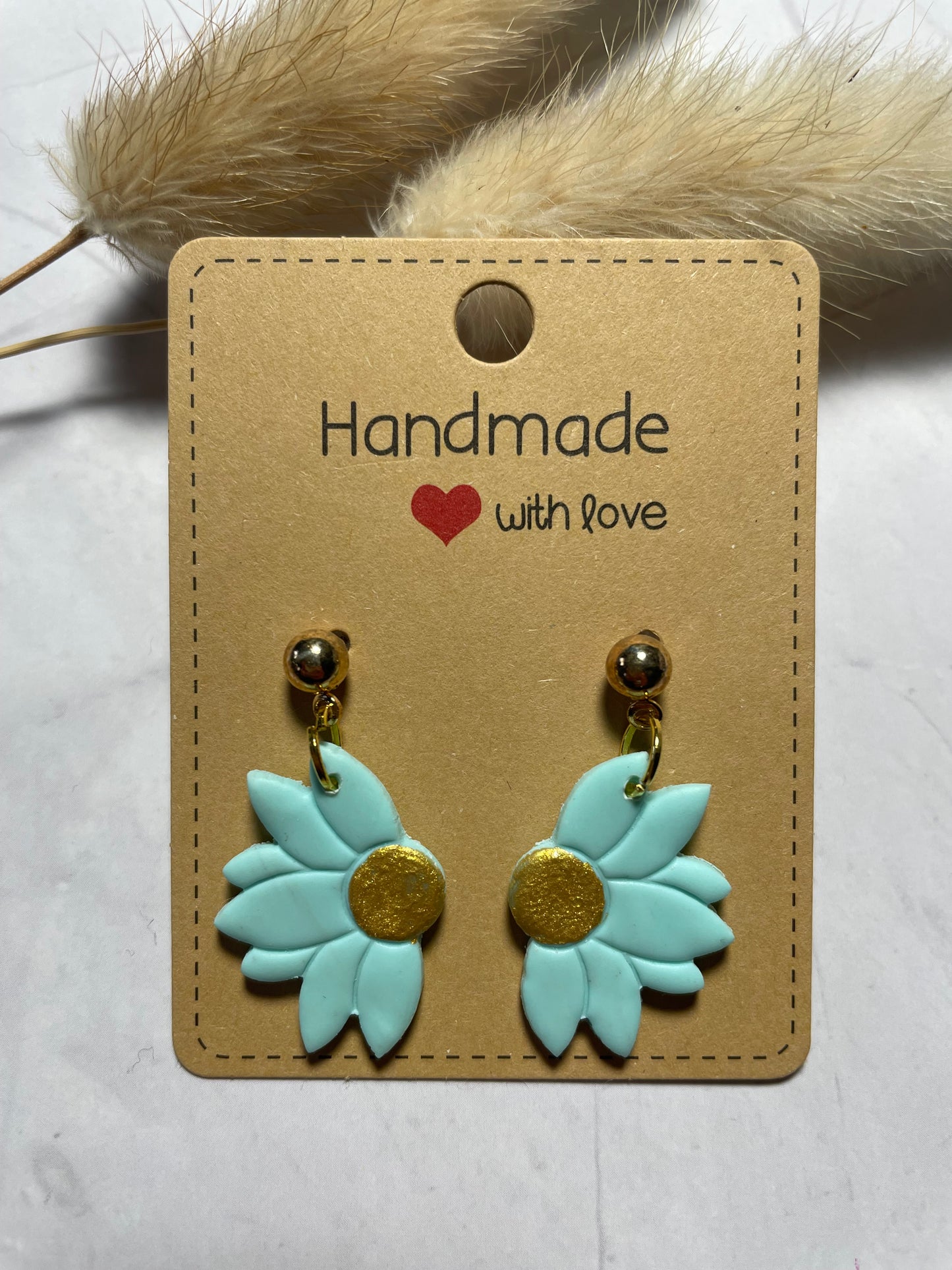 Boucles d’oreilles « Demi-Fleur »