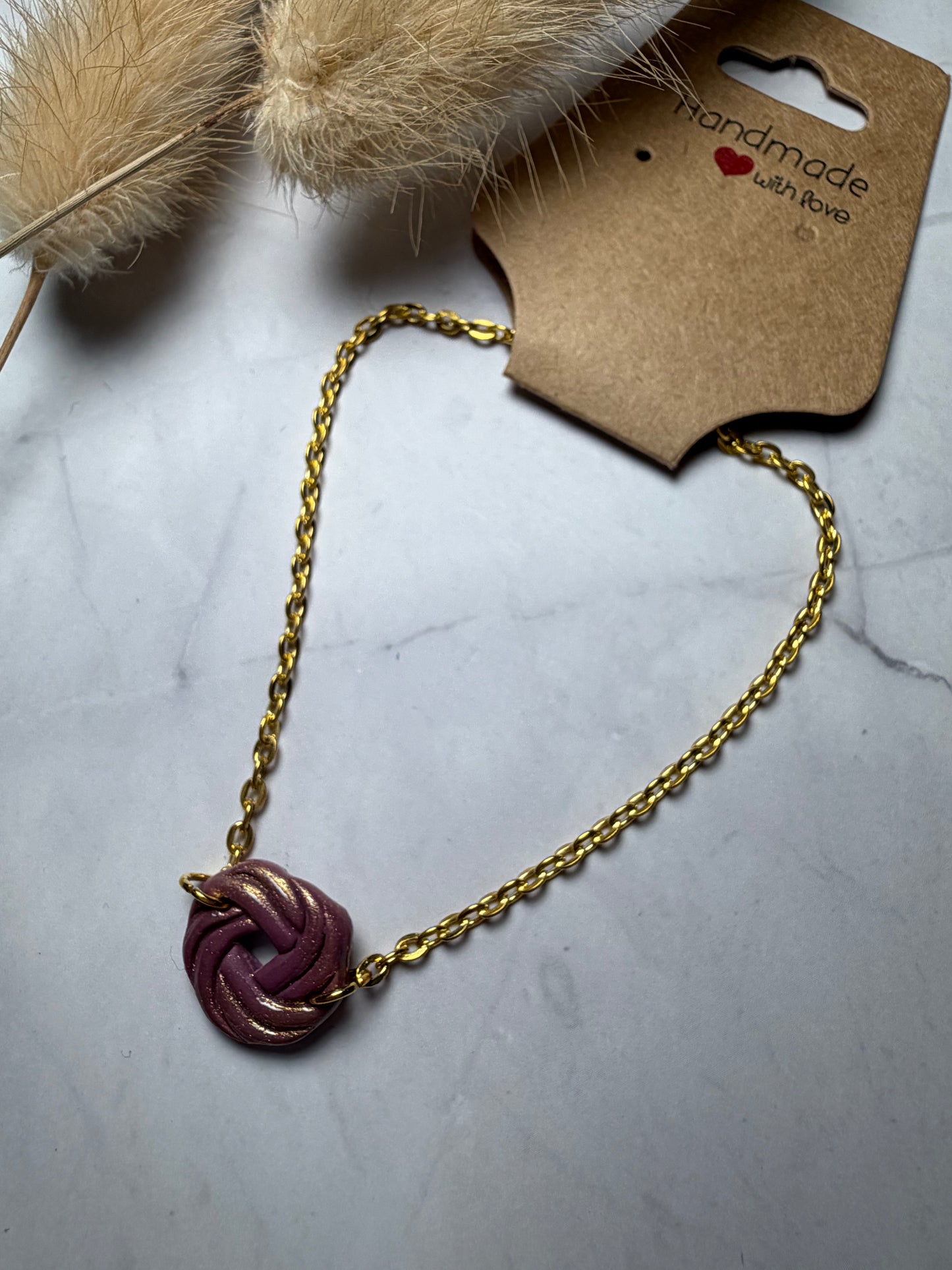 Bracelet « Aura » S, violet/doré