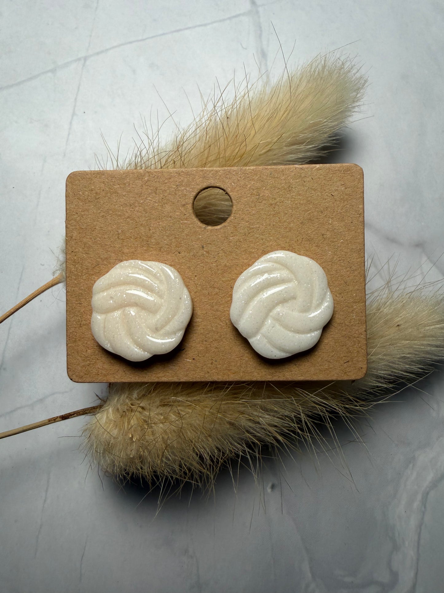 Boucles d’oreilles « Elsa » nacré