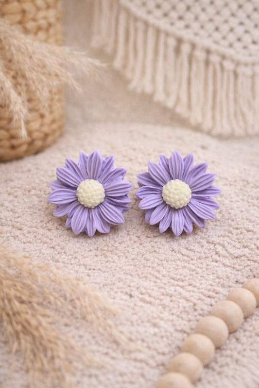 Puces "Maria" M, lilas/vanille