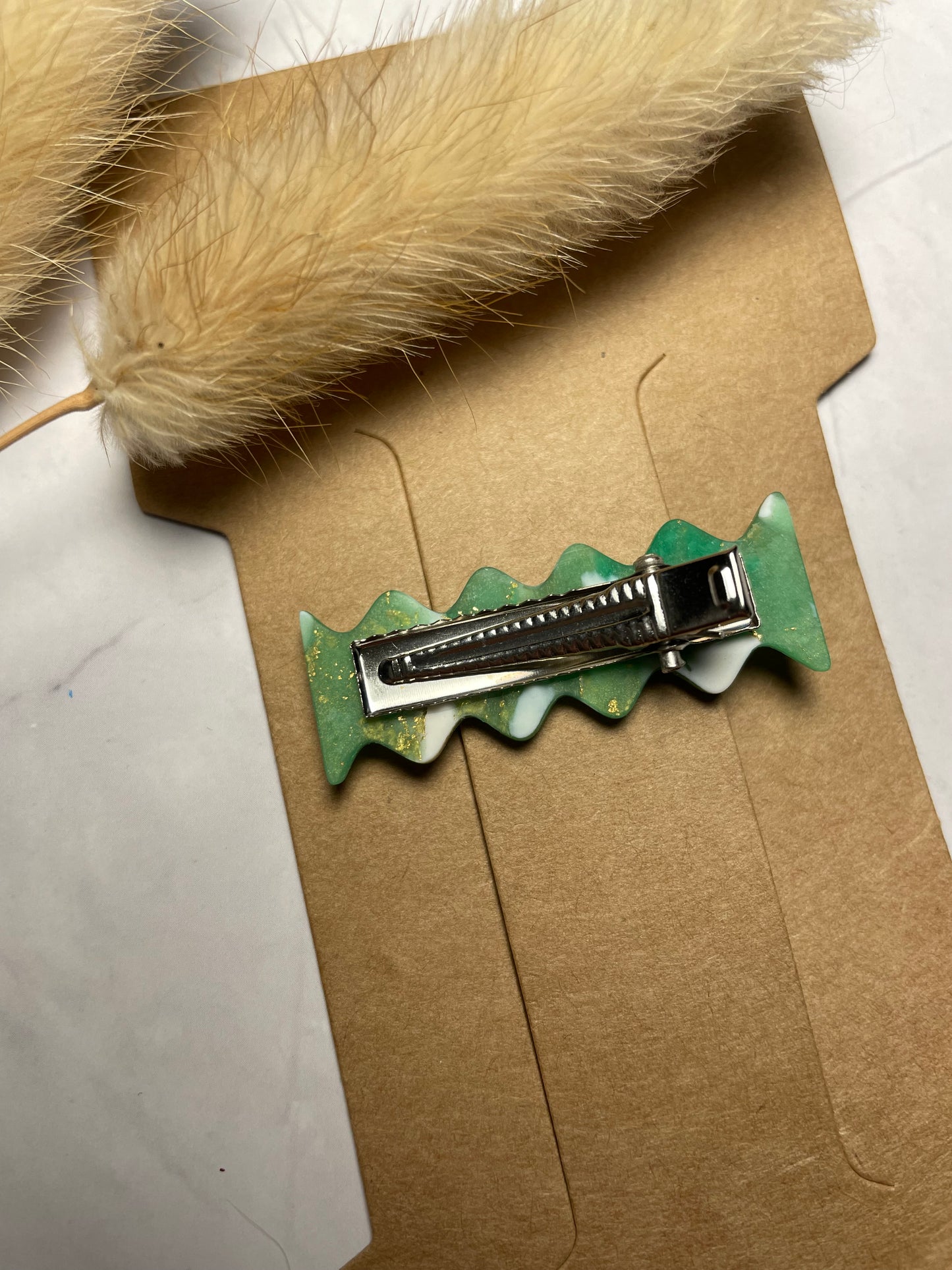 Pince à cheveux « Émeraude »