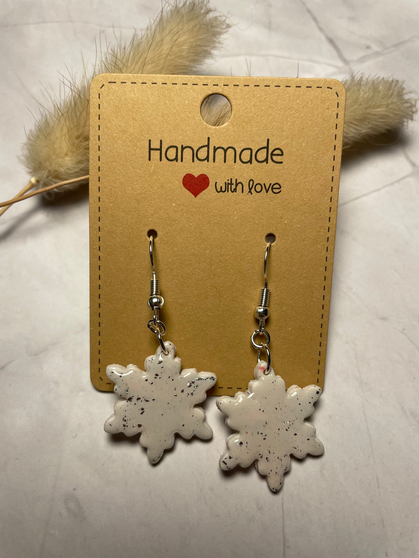 Boucles d’oreilles « Flocon »