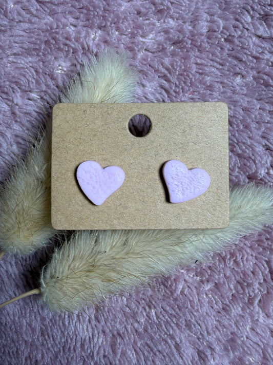 Boucles d’oreilles « Love », rose