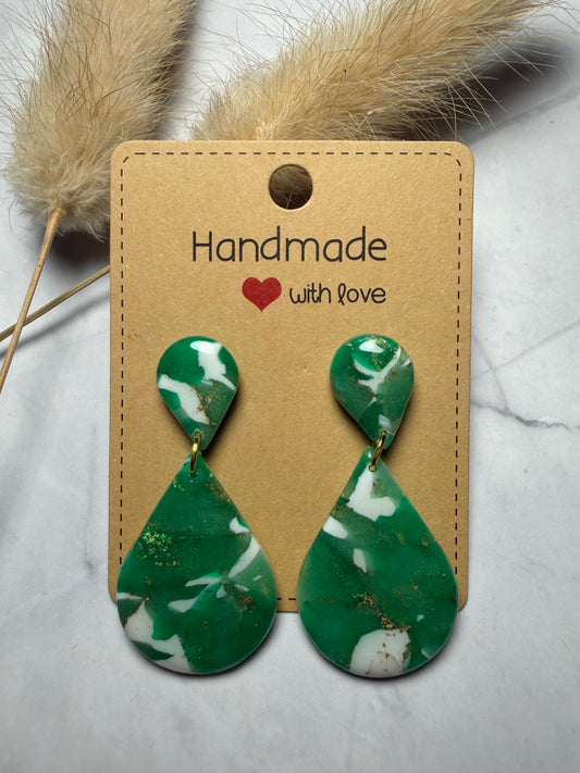 Boucles d’oreilles « Larme de Marbre »