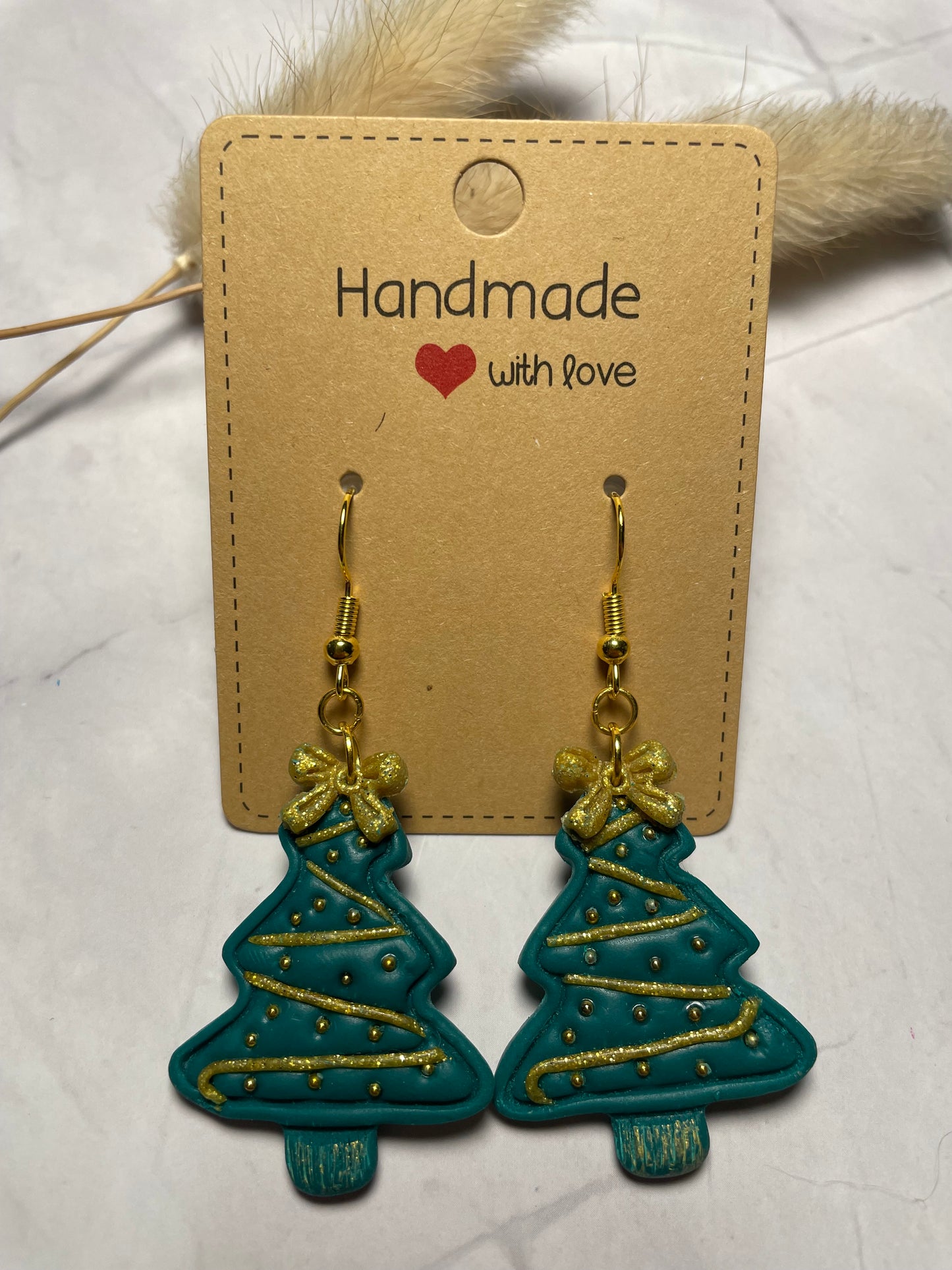 Boucles d’oreilles « Sapin »