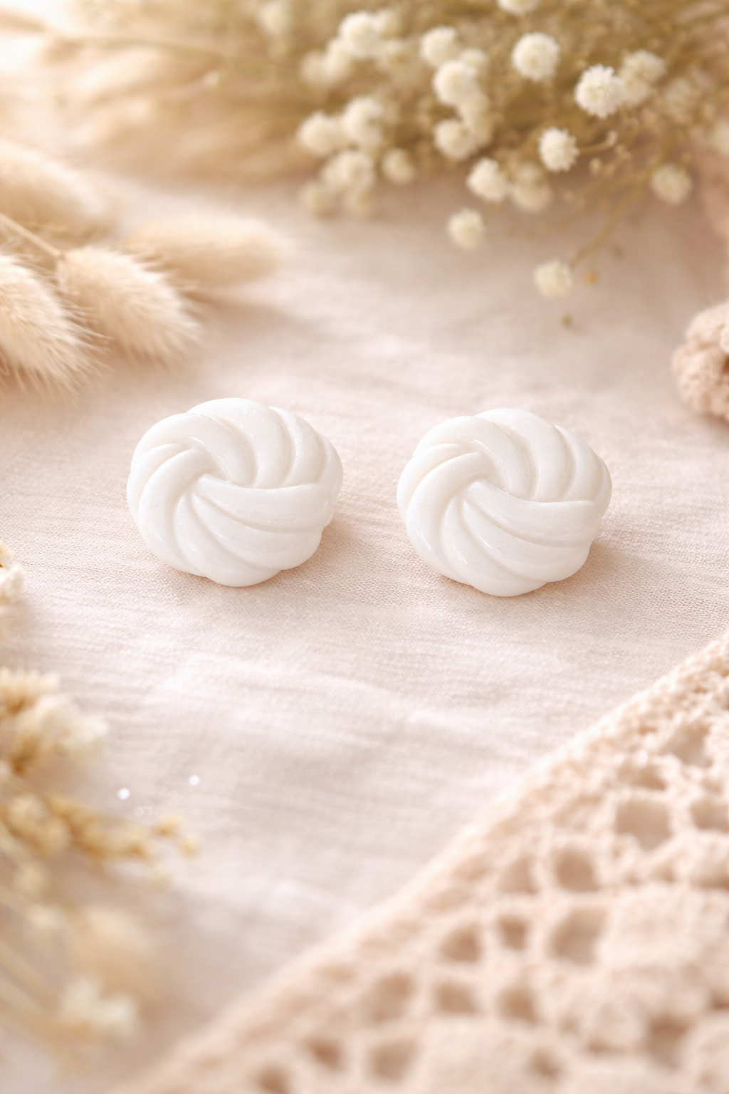 Boucles d’oreilles « Elsa » nacré