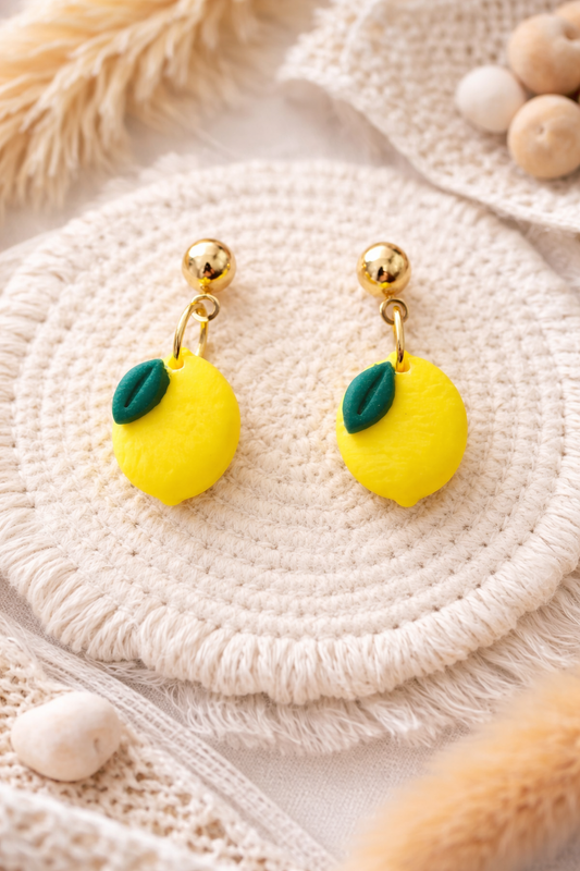 Boucles d’oreilles « Lemon »